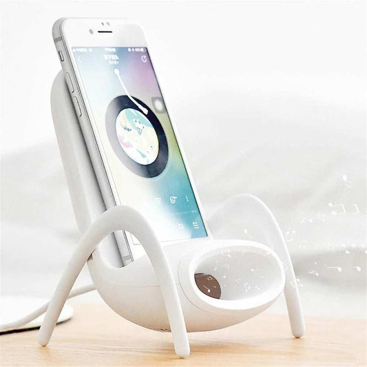 Portable Mini Chair Wireless Charger Desk Mobile Phone Holder Wireless Charger 10W Fast Charge Special Gift